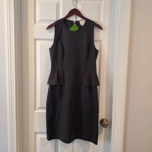 Kate Spade Black Peplum Dress - sz 10